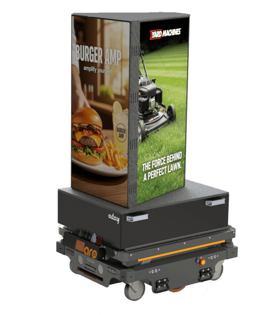 adsy advertising robot by aro amr canada